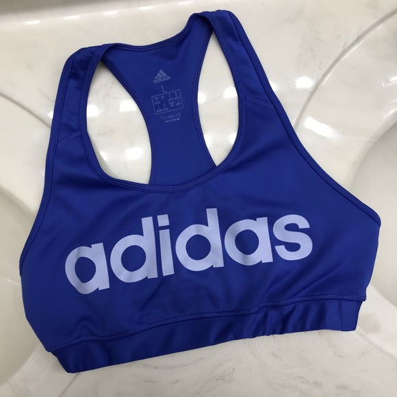 adidas Other - Adidas ClimaLite Blue Racerback Sports Bra